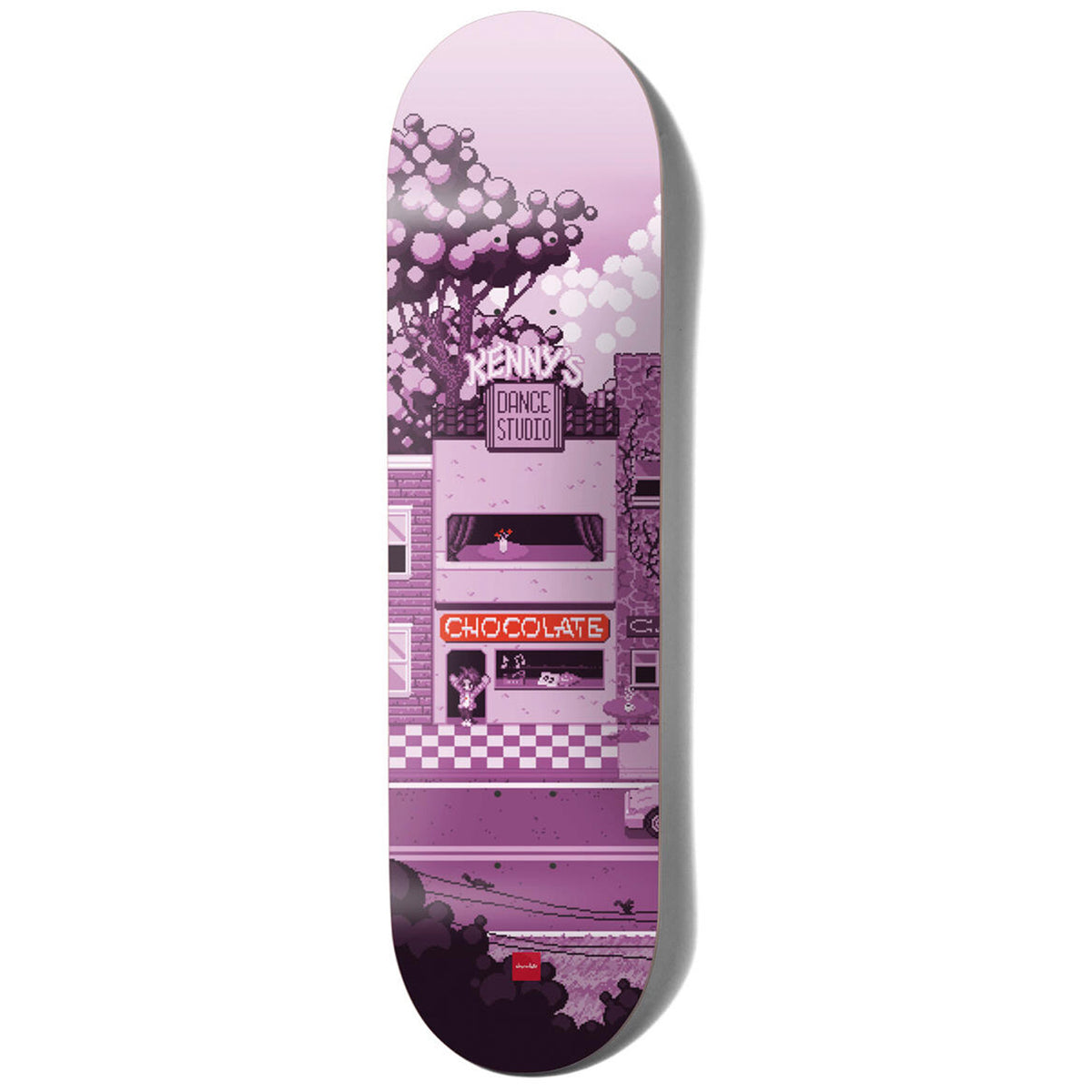 Chocolate Anderson Pixel City 8.25 Skateboard Deck