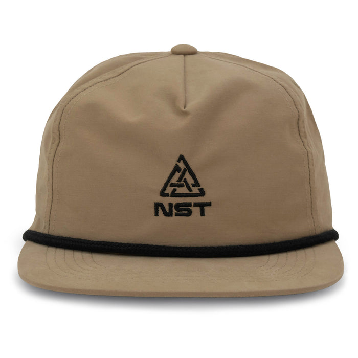 evo x NST 5-Panel Unstructured Rope Hat Khaki