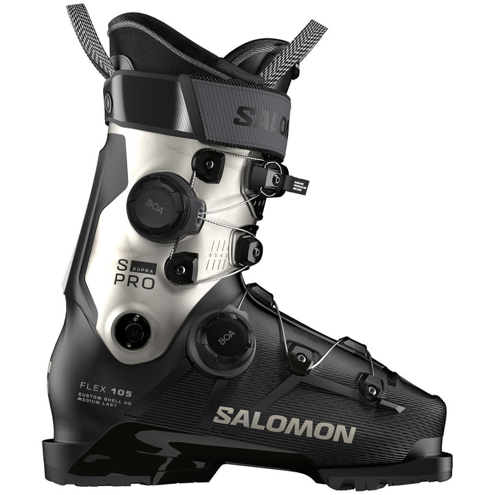 Salomon S/Pro Supra Dual BOA 105 W Ski Boots - Women's 2026 Black/Light Bronze Metallic/Black