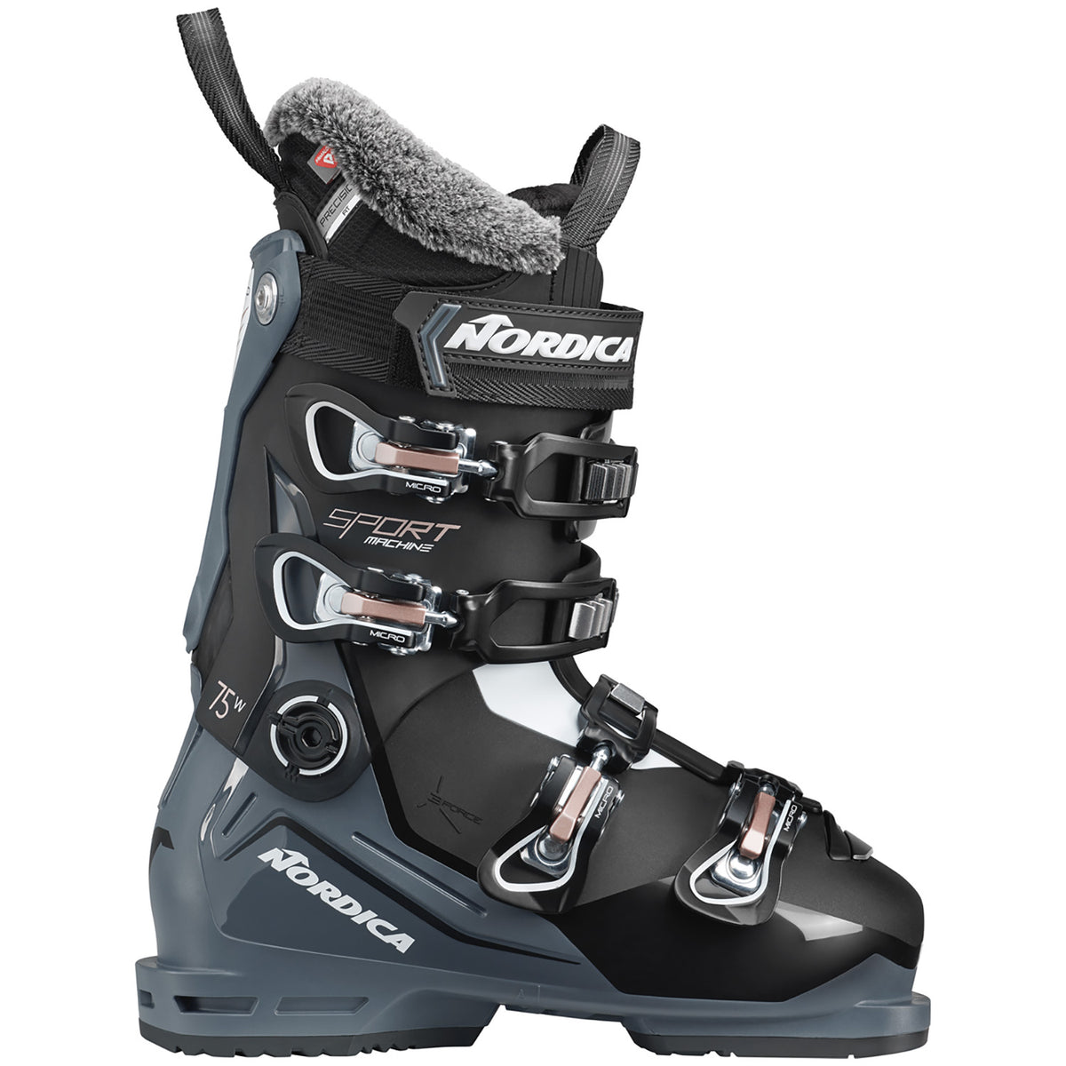 Nordica Sportmachine 3 75 W Ski Boots - Women's 2025 Black/Anthracite/Pink