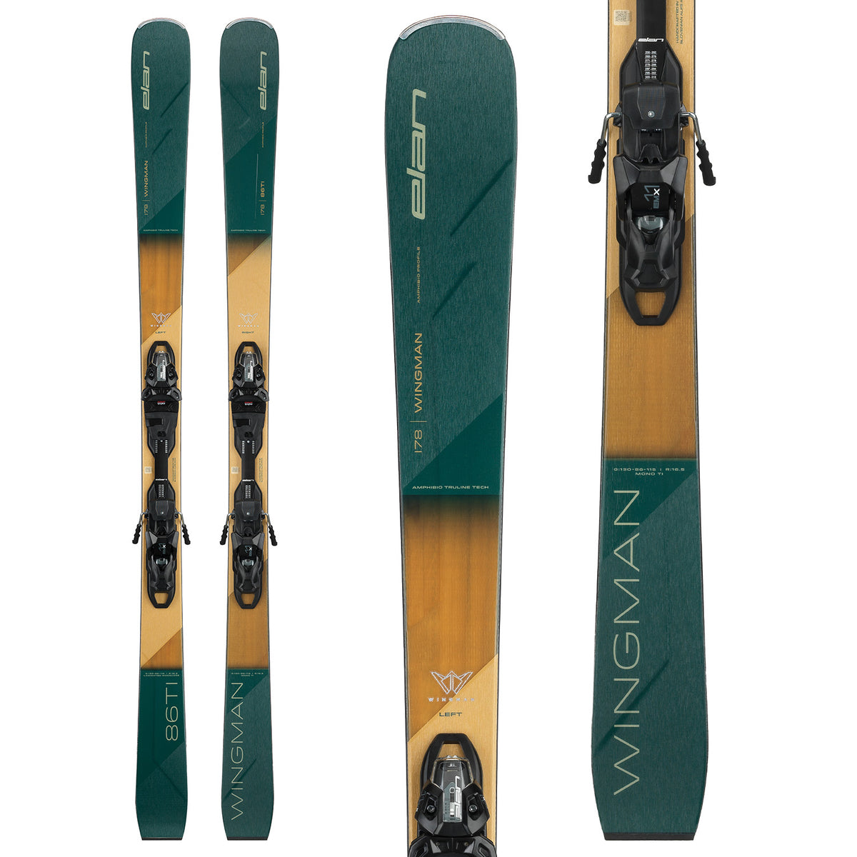 Elan Wingman 86 Ti Skis + FX EMX 11.0 GW Bindings 2025