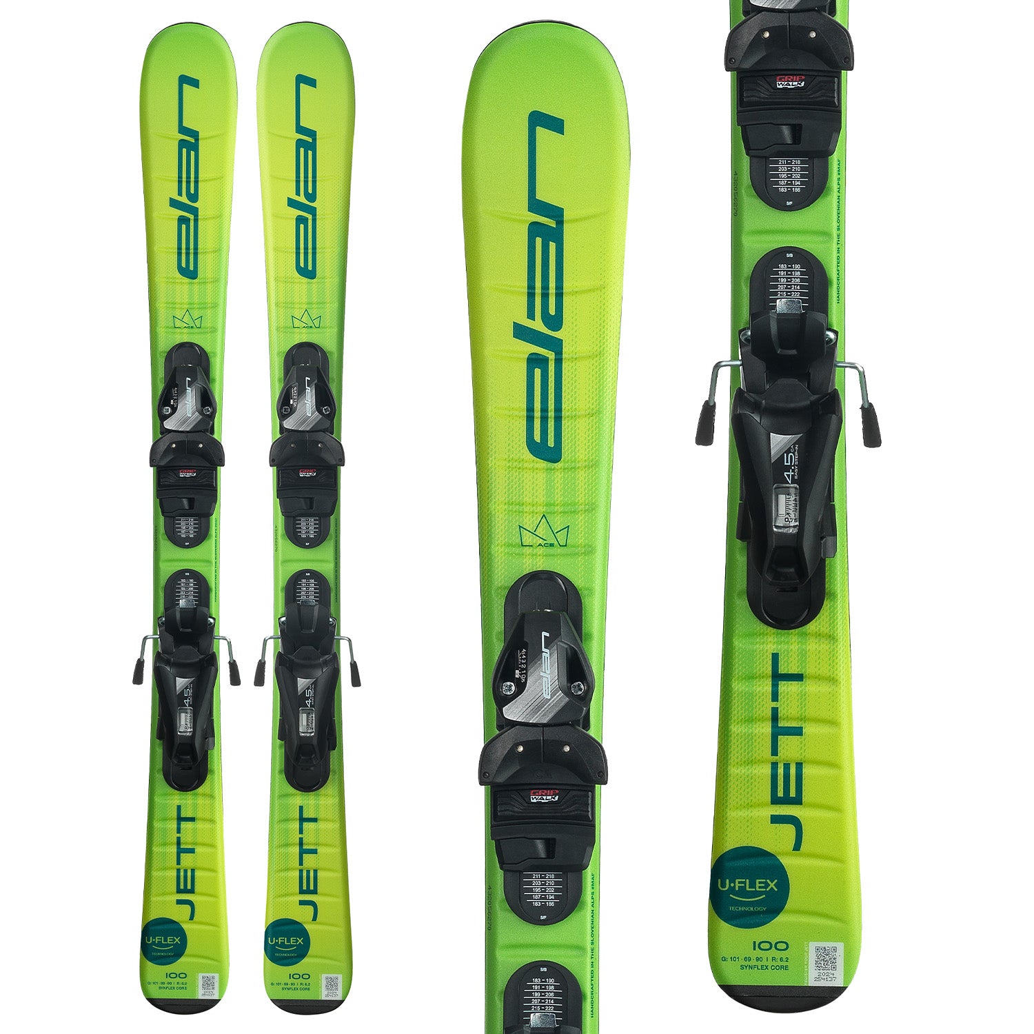 Elan Jett Skis with Bindings