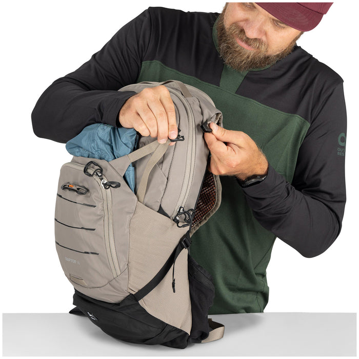 Osprey Raptor 14 Hydration Pack Pediment Grey