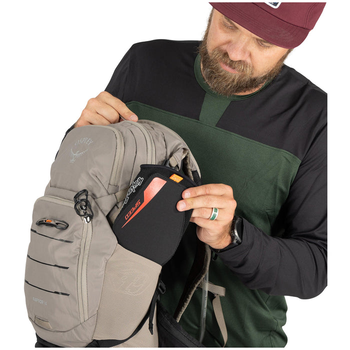 Osprey Raptor 14 Hydration Pack Pediment Grey