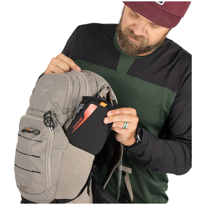 Osprey Raptor 14 Hydration Pack Pediment Grey