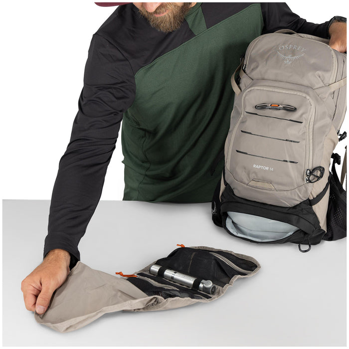 Osprey Raptor 14 Hydration Pack Pediment Grey