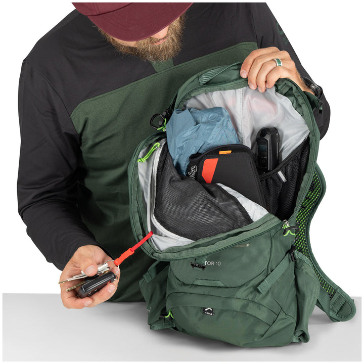 Osprey Raptor 10 Hydration Pack Tundra Green