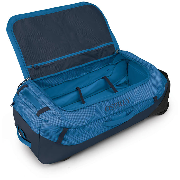 Osprey Transporter 120 Wheeled Duffel Bag Blue Flame