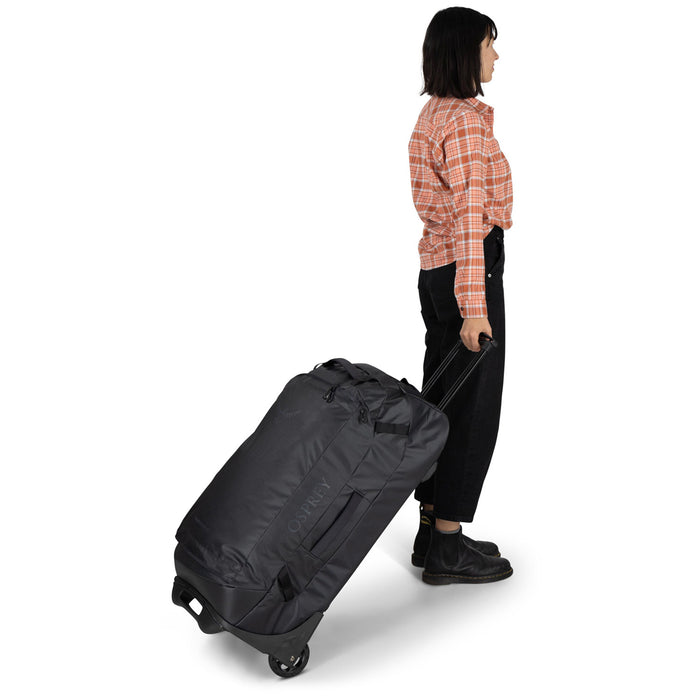 Osprey Transporter 90 Wheeled Duffel Bag Raven Black