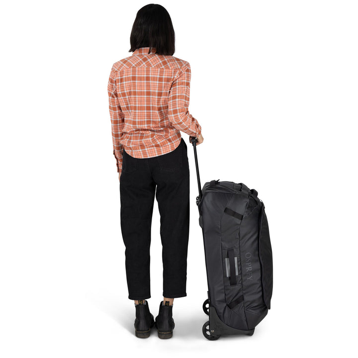 Osprey Transporter 90 Wheeled Duffel Bag Raven Black