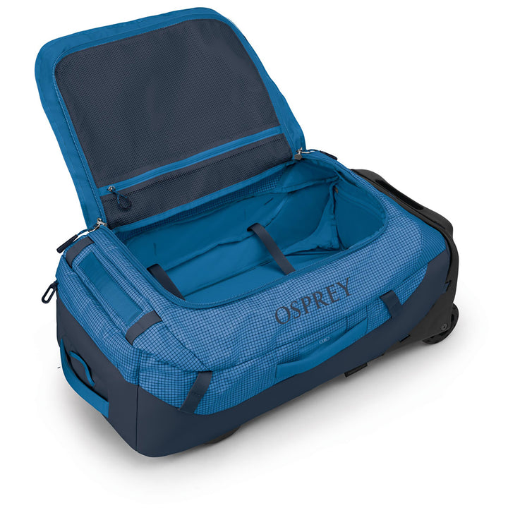 Osprey Transporter 60 Wheeled Duffel Bag Blue Flame