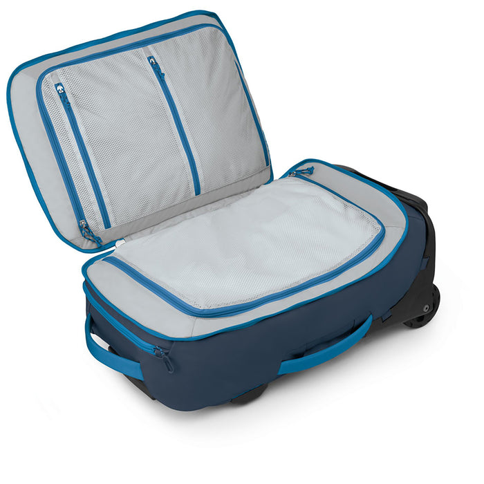 Osprey Transporter Wheeled Carry On Bag Blue Flame