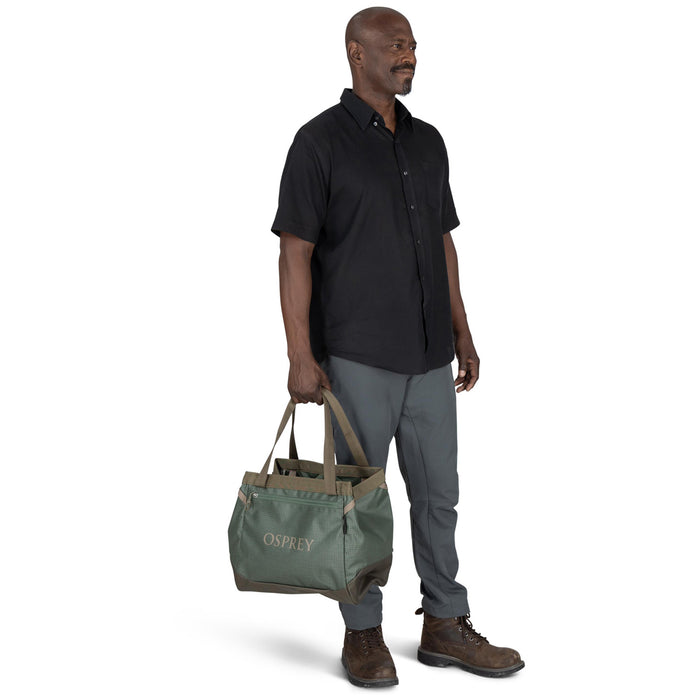 Osprey Transporter Gear Tote 28L Pine Leaf Earl Grey