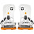 Union Atlas Step On Snowboard Bindings 2026 White/Orange