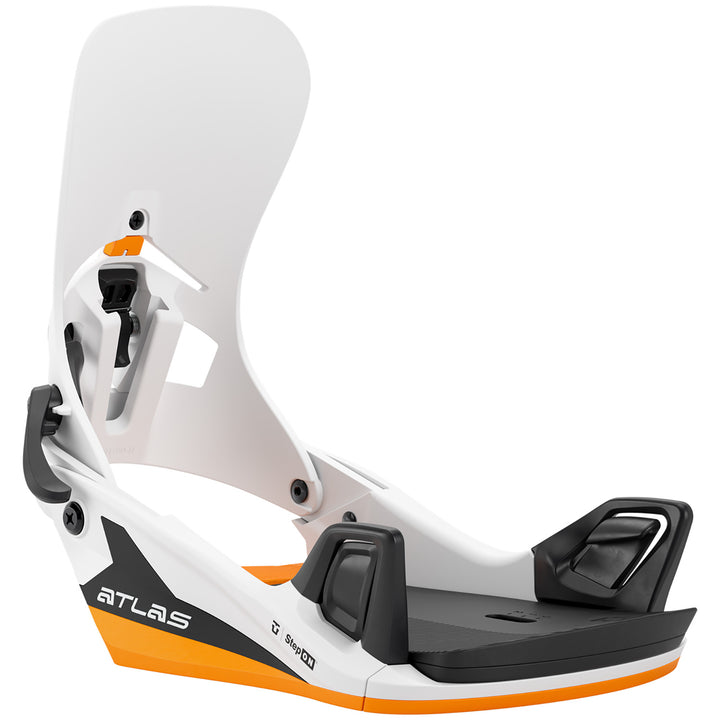 Union Atlas Step On Snowboard Bindings 2026 White/Orange