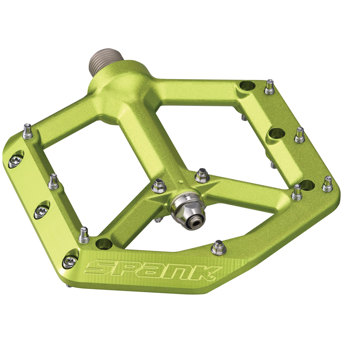 Spank Spike Reboot Pedals Green