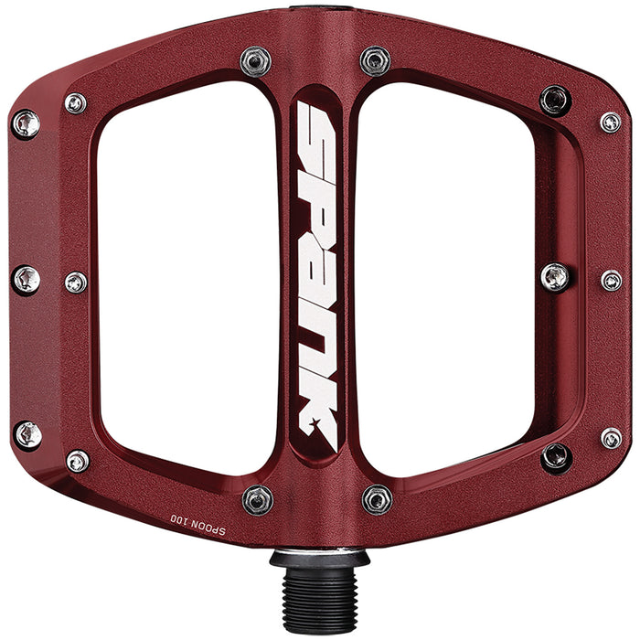 Spank Spoon 100 Pedals Red