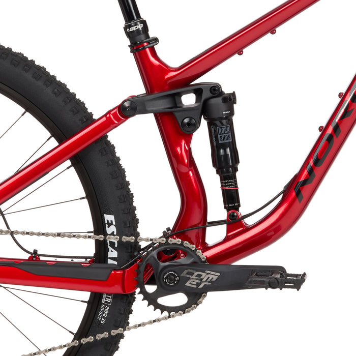Norco Fluid FS 4 Complete Mountain Bike 2024 Red/Black