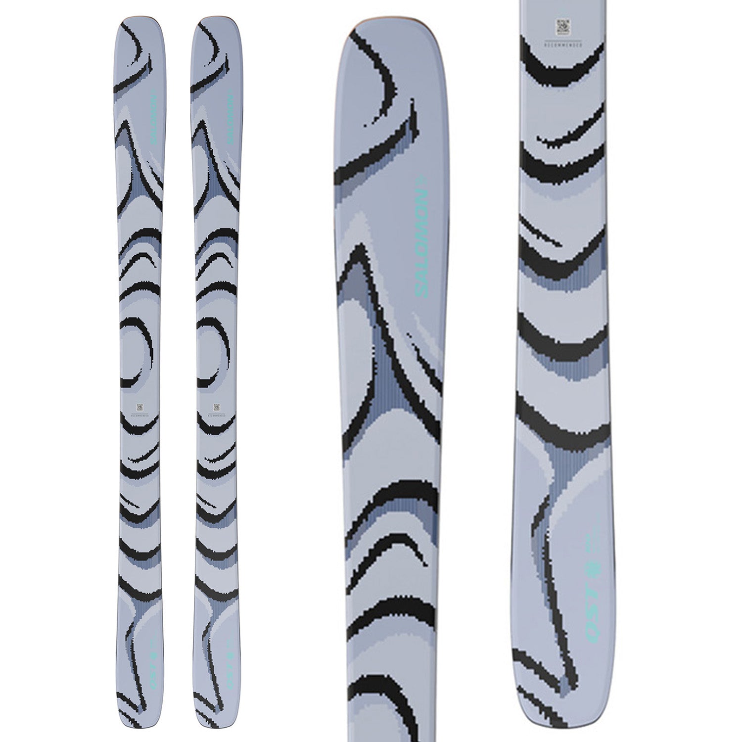 Salomon QST 100 Skis + Salomon Strive 14 GW Ski Bindings 2026 – evo