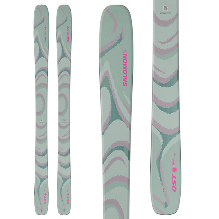 Salomon QST 100 Skis 2026 Iceberg Green