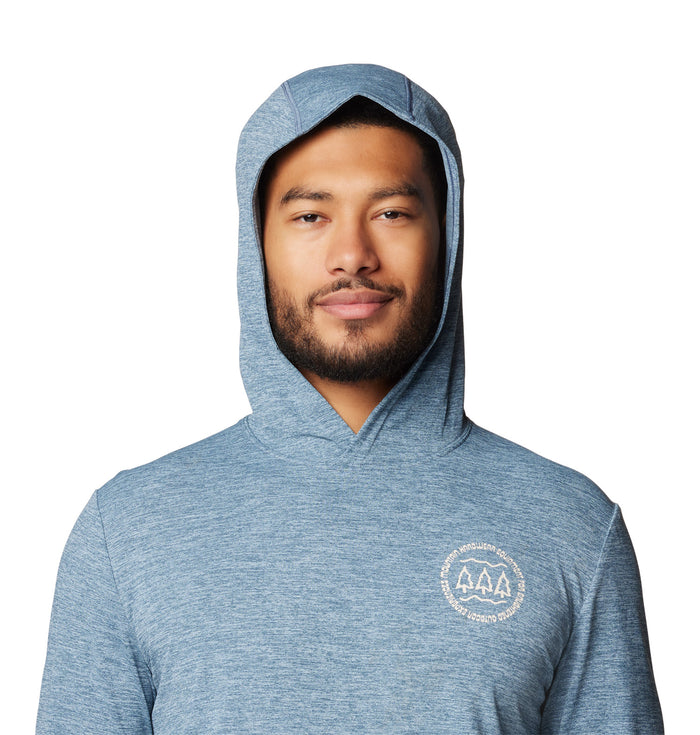 Mountain Hardwear Sunblocker™ Hoodie - Men's Adriatic Blue Heather