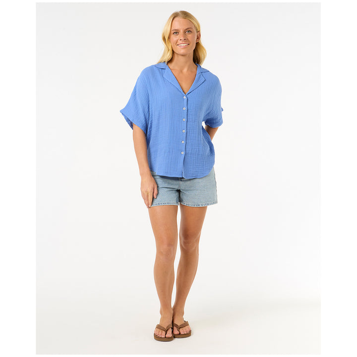 Rip Curl Premium Surf Short-Sleeve Shirt - Women's Blue