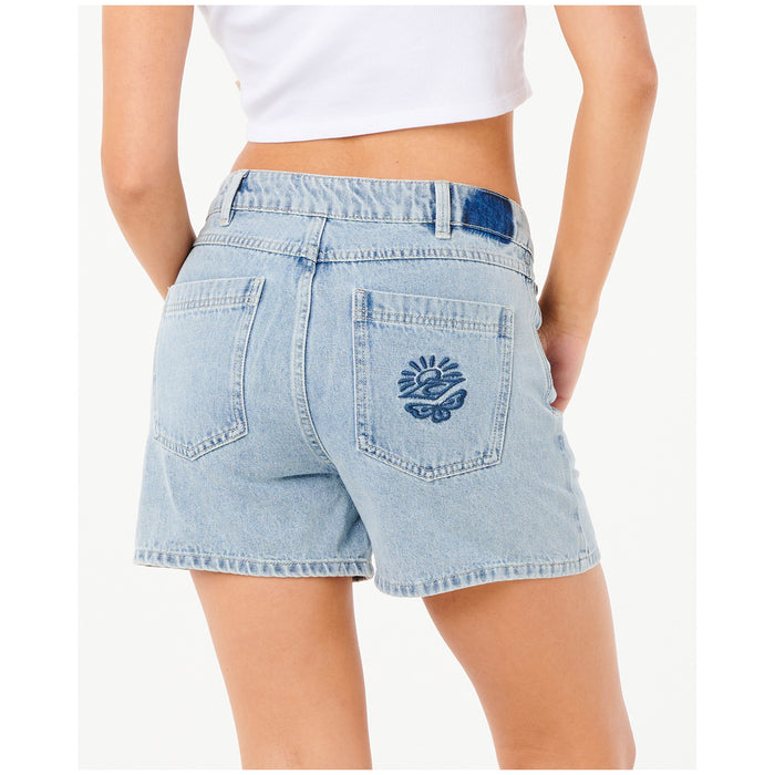 Rip Curl Tabby Denim Shorts - Women's Vintage Blue