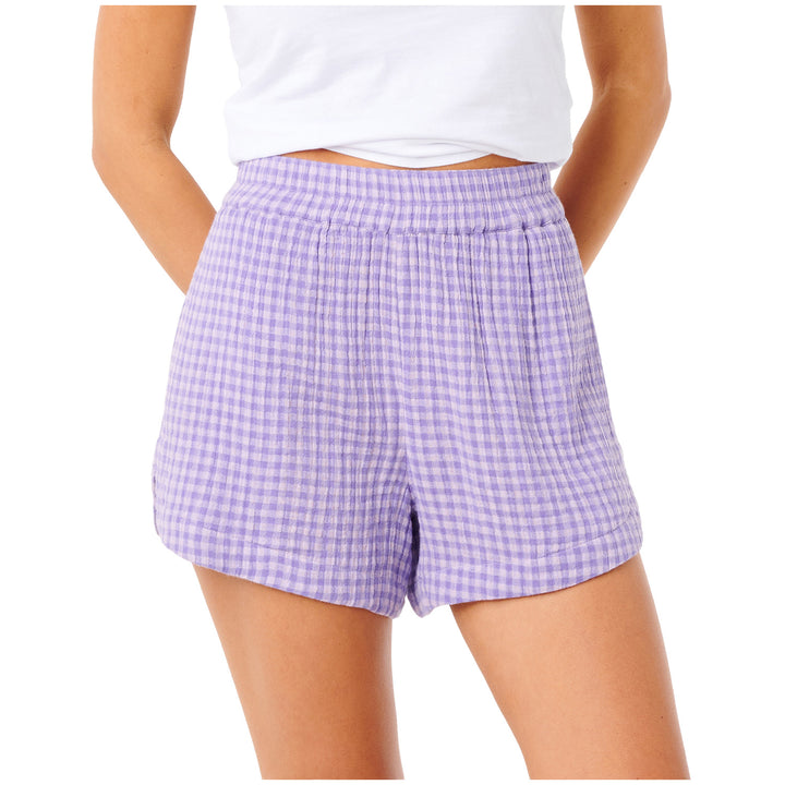Rip Curl Premium Surf Check Shorts - Women's Purple