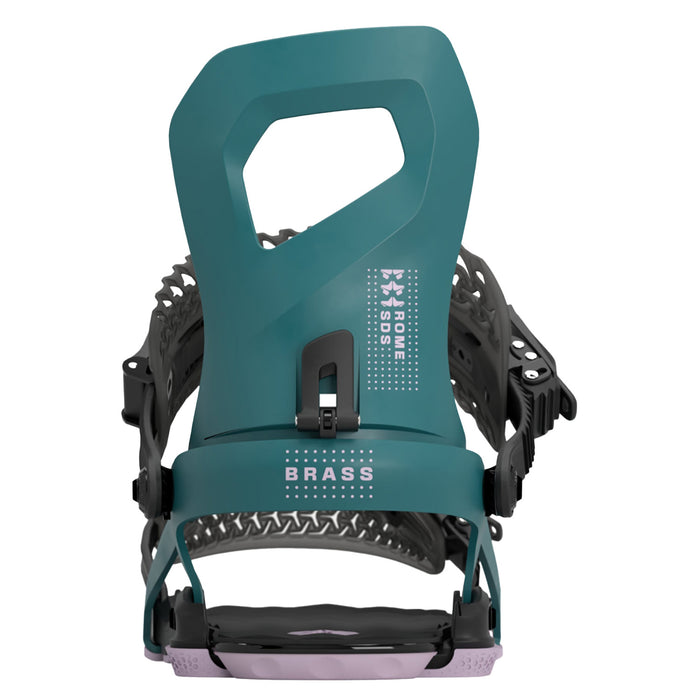 Rome Brass Snowboard Bindings - Women's 2024 Teal