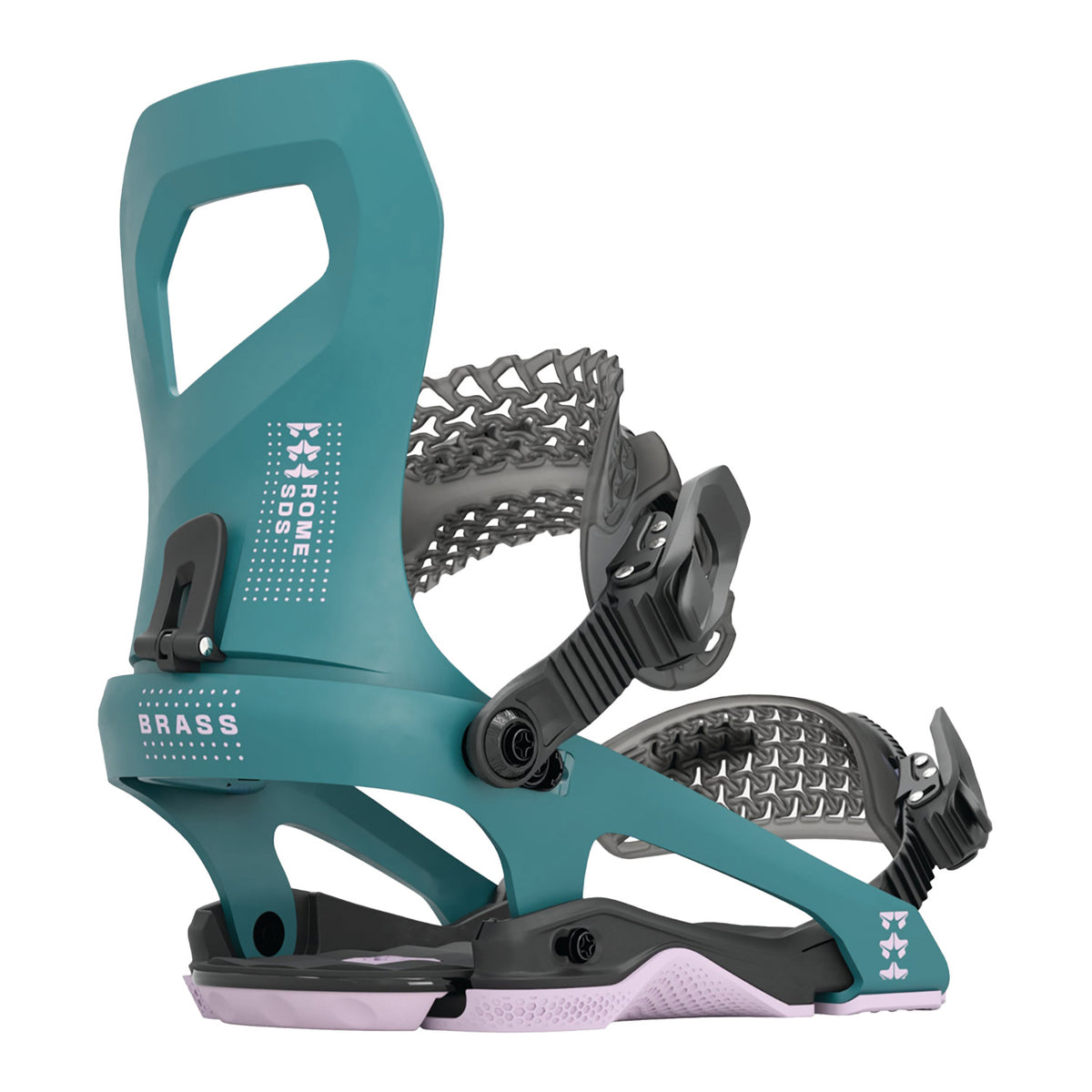 Rome Brass Snowboard Bindings - Women's 2024 Teal