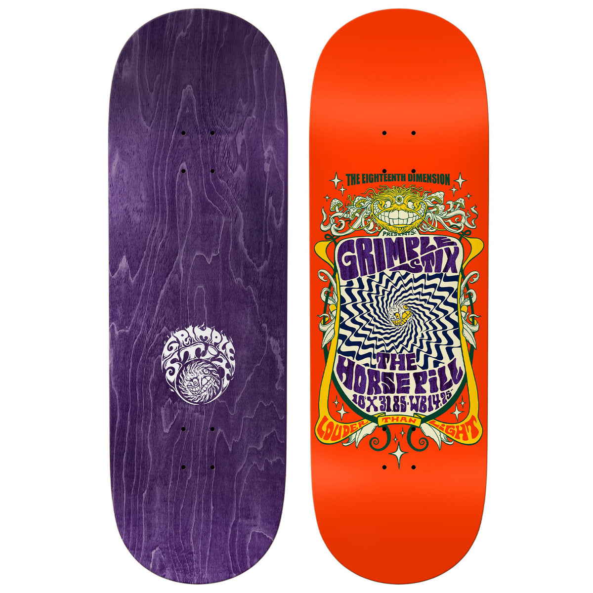 Anti Hero Grimple Stix Team Litho 10.0 Skateboard Deck
