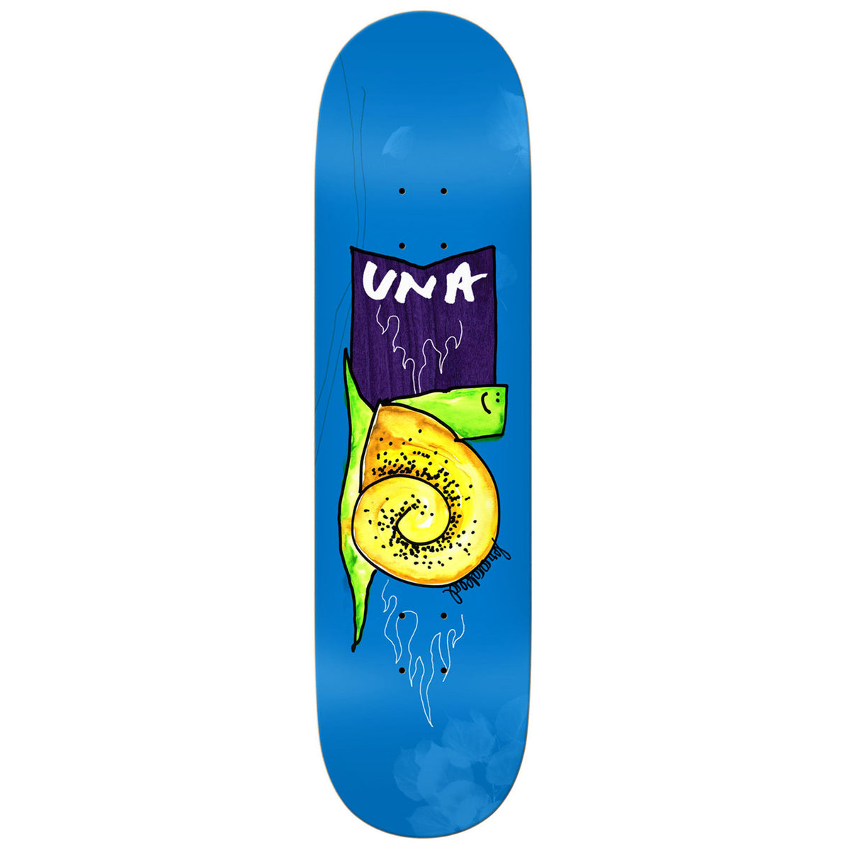 Krooked Una Flame Snail 8.25 Skateboard Deck
