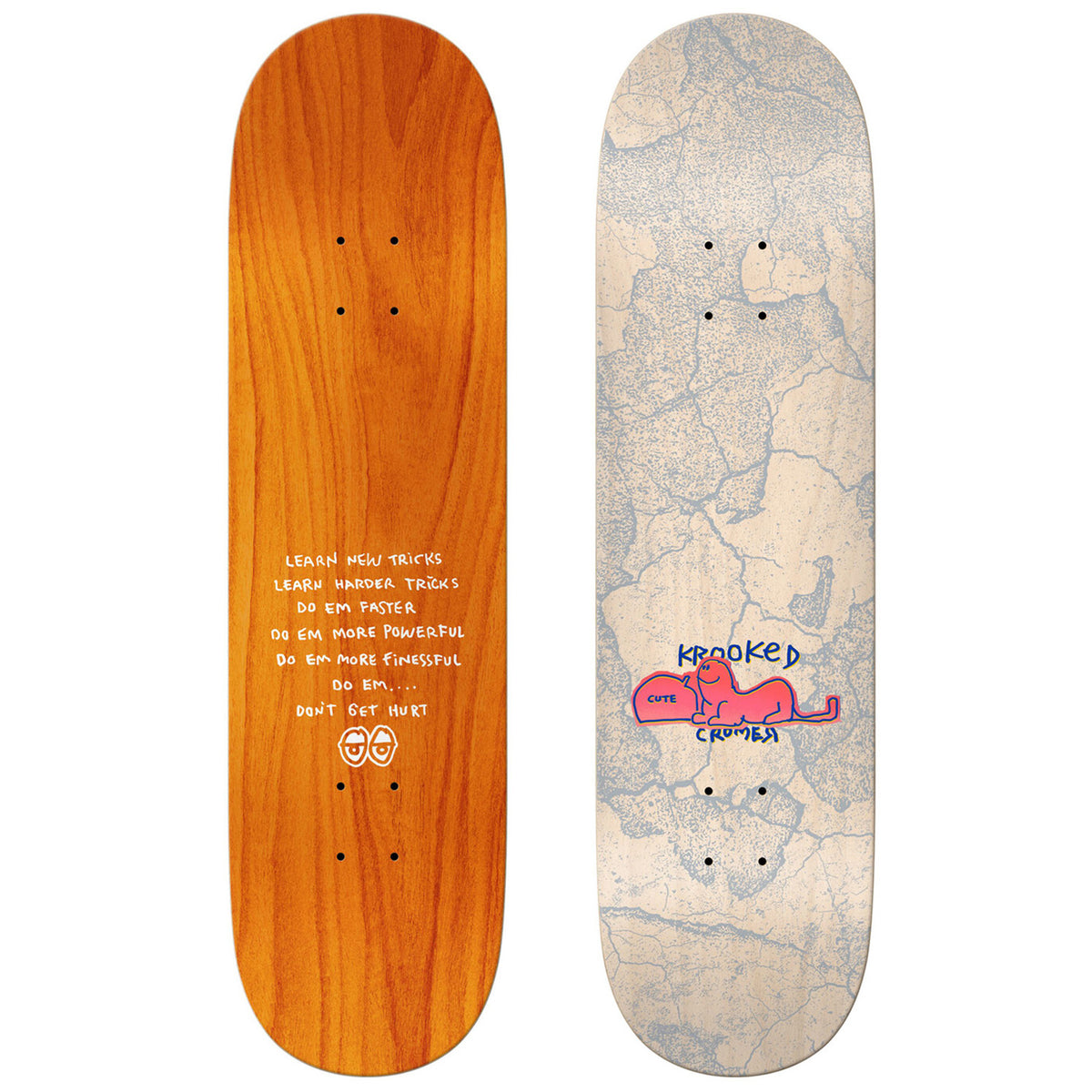 Krooked Cromer Cute Cat 8.06 Skateboard Deck