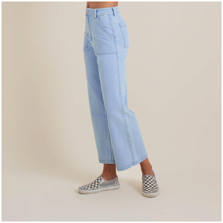 Roark HWT SS125 Pants - Women's Bleach Wash Indigo