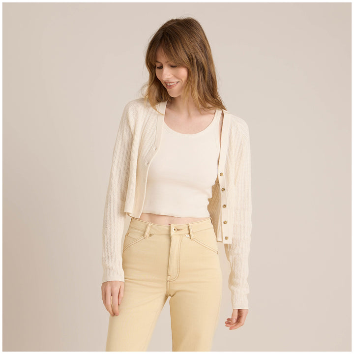 Roark Bluffs Cardigan - Women's Eggshell