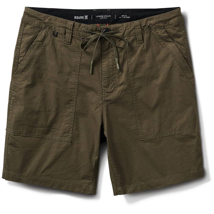 Roark Layover Utility Ripstop Shorts - Men's Military