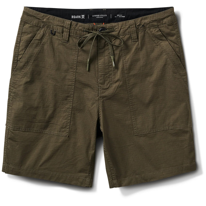 Roark Layover Utility Ripstop Shorts - Men's Military