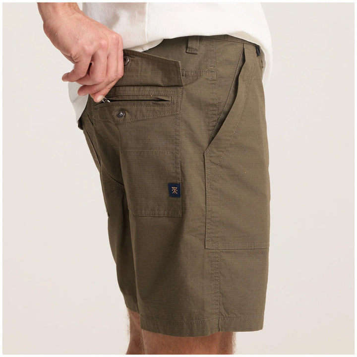 Roark Layover Utility Ripstop Shorts - Men's Military