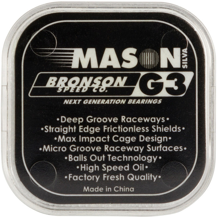 Bronson Speed Co. G3 Mason Silva Pro Skateboard Bearings