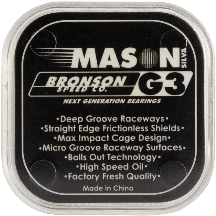 Bronson Speed Co. G3 Mason Silva Pro Skateboard Bearings