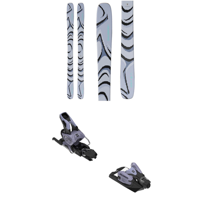 Salomon QST 100 Skis + Salomon Strive 12 GW Ski Bindings 2026