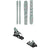 Salomon QST 100 Skis + Salomon Strive 14 GW Ski Bindings 2026