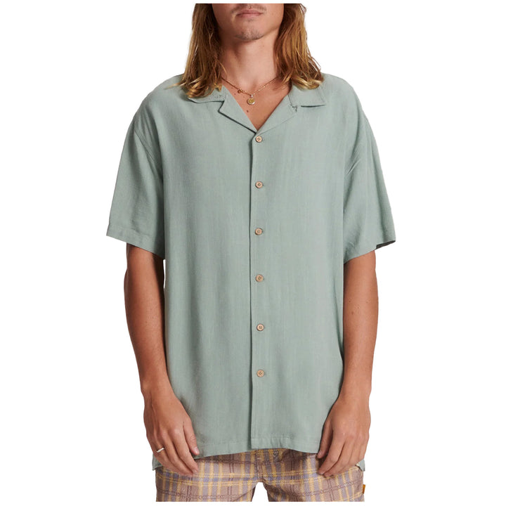 The Critical Slide Society Ernie Resort Short-Sleeve Shirt - Men's Seagrass