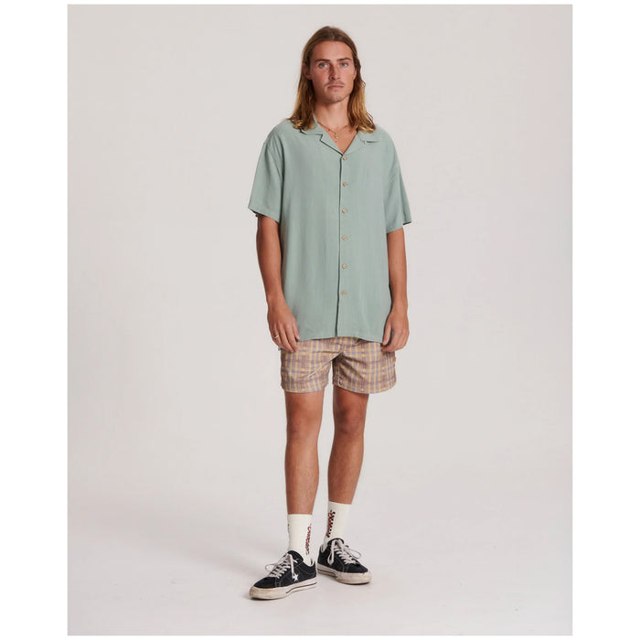 The Critical Slide Society Ernie Resort Short-Sleeve Shirt - Men's Seagrass