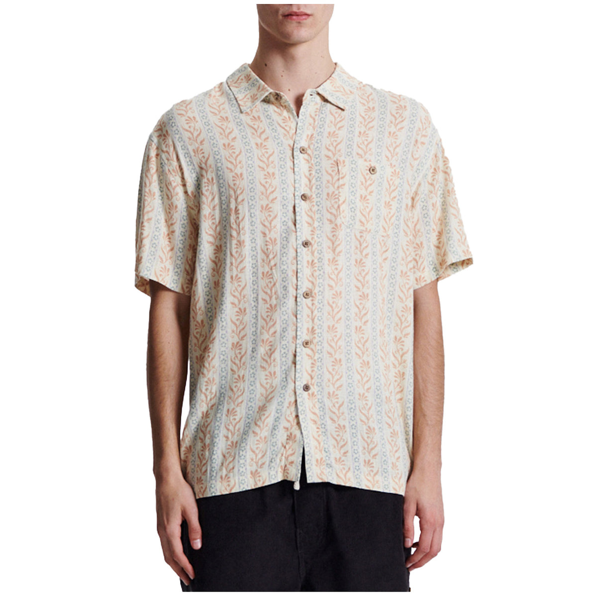 The Critical Slide Society Gravity Short-Sleeve Shirt - Men's Ecru
