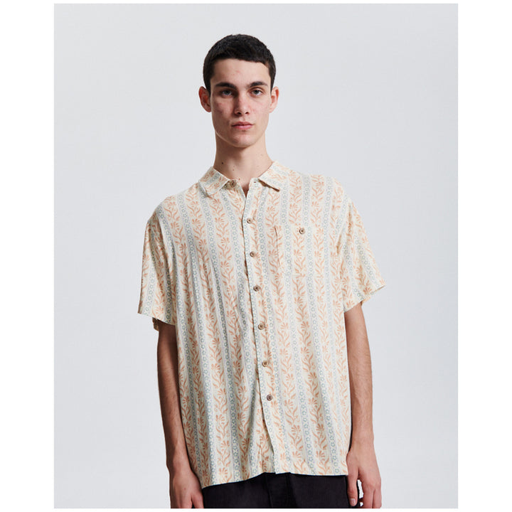 The Critical Slide Society Gravity Short-Sleeve Shirt - Men's Ecru