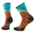 Smartwool Hike Targeted Cushion Mountain Prism Print Crew Socks - Women's Orange Rust
