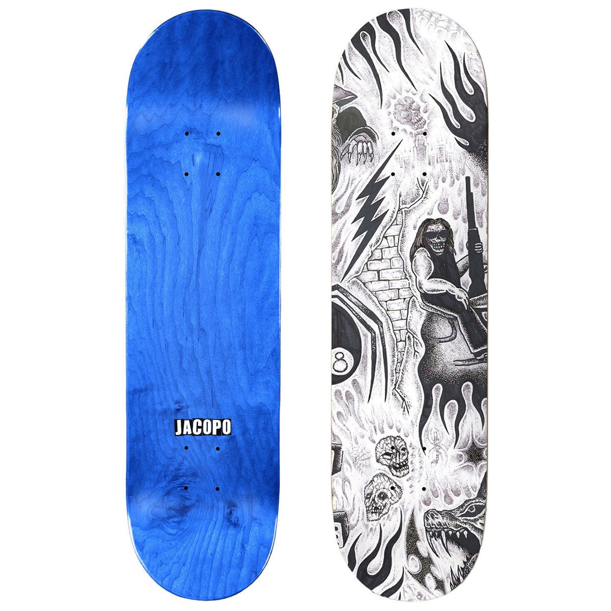 Baker Jacopo Tryptic 8.25 Skateboard Deck
