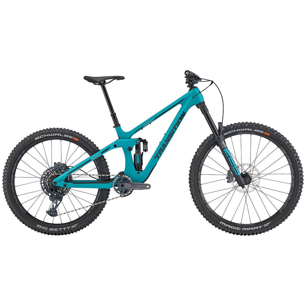 Transition Patrol Carbon GX Complete Mountain Bike 2025 Blue Lagoon