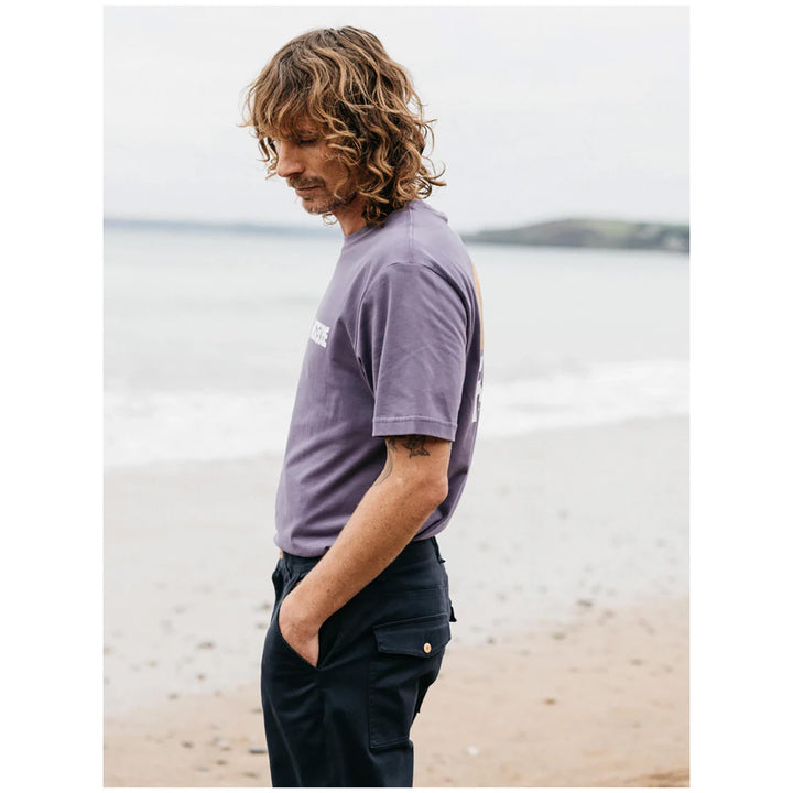 Finisterre Sunup T-Shirt - Men's Violet Sky